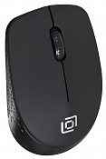Мышь Оклик 486MW черный оптическая (1000dpi) беспроводная USB для ноутбука (3but)