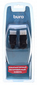 Кабель аудио-видео Buro DisplayPort (m)/HDMI (m) 1.8м. феррит.кольца Позолоченные контакты черный (B