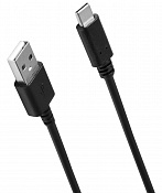Кабель SunWind USB (m)-USB Type-C (m) 1.5м черный блистер