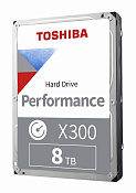 Жесткий диск Toshiba Original SATA-III 8Tb HDWR480UZSVA X300 (7200rpm) 256Mb 3.5"