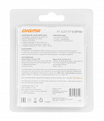 Адаптер USB Digma D-BT502 Bluetooth 5.0+EDR class 1.5 20м черный