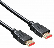 Кабель аудио-видео Buro HDMI 1.4 HDMI (m)/HDMI (m) 2м. Позолоченные контакты черный (BHP)