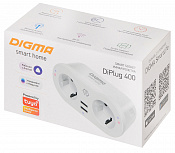Умная розетка Digma DiPlug 400 EU Wi-Fi белый (TY1932)