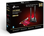 Сетевой адаптер WiFi + Bluetooth TP-Link Archer TX3000E AX3000 PCI Express (ант.внеш.съем) 2ант.